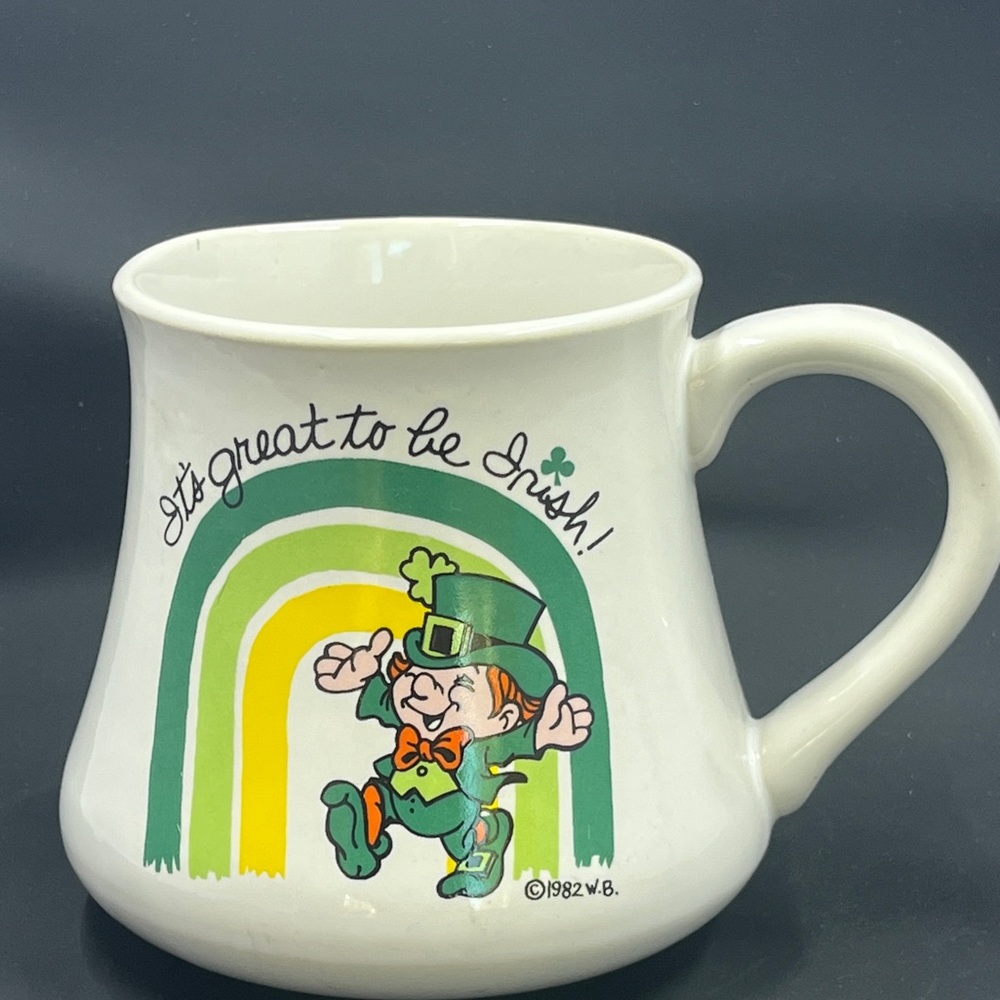 Irish luck Vintage Wallace Berrie Mug 1982